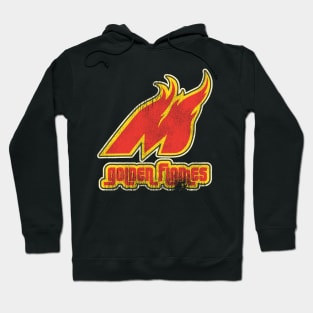 Defunct Moncton Golden Flames Hockey Team Hoodie